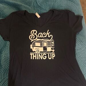 Women's Black Graphic Tee - Short Sleeve